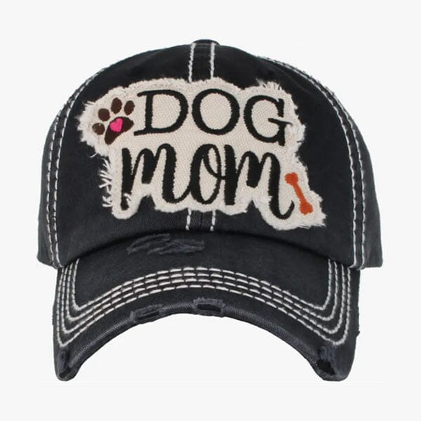 KBETHOS - Dog Mom Washed Vintage Baseball Cap in , durable for dogs