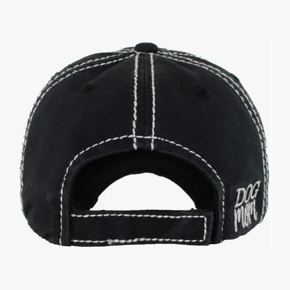 KBETHOS - Dog Mom Washed Vintage Baseball Cap in , durable for dogs