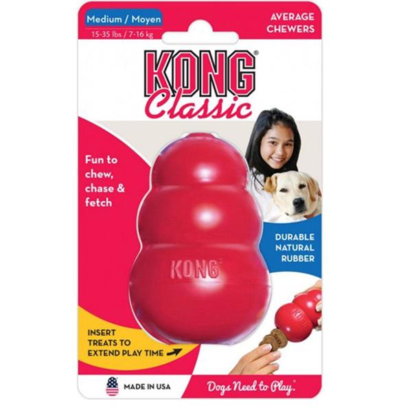 Kong Classic Dog Toy - Red Toys German Shepherd Shop Medium - Dogs 15-35 lbs 