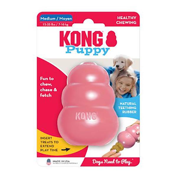 KONG Puppy Toy Toys German Shepherd Shop Medium Pink 