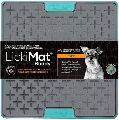 LICKIMAT - Tuff Series For Strong Chewers in Turquoise, durable Dog Toys for dogs
