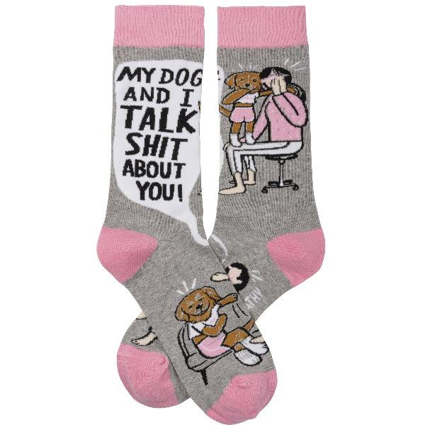PBK - My Dog And I Talk About You - Socks in , durable Socks for dogs