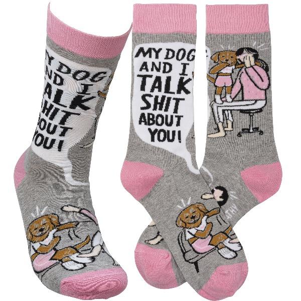 PBK - My Dog And I Talk About You - Socks in , durable Socks for dogs