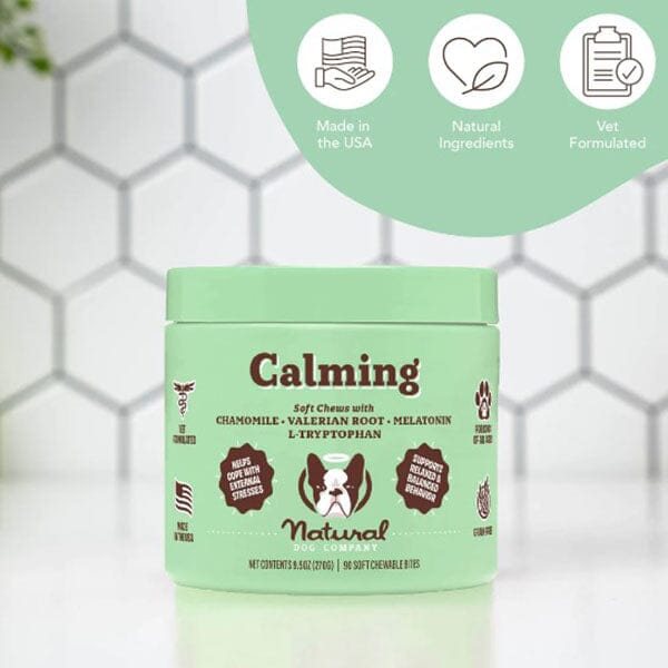 NATURAL DOG COMPANY - Calming Chews in , durable Pet Vitamins & Supplements for dogs
