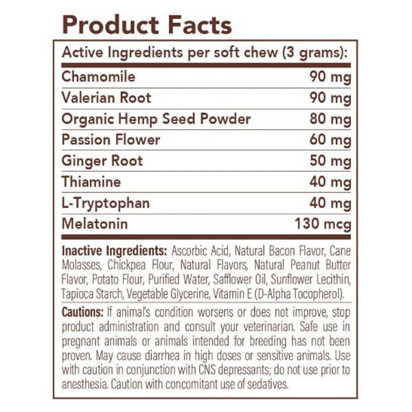NATURAL DOG COMPANY - Calming Chews in , durable Pet Vitamins & Supplements for dogs