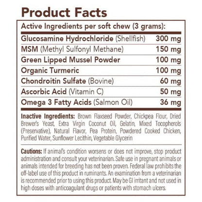 NATURAL DOG COMPANY - Hip & Joint Supplements - 90 Chews in , durable Pet Vitamins & Supplements for dogs