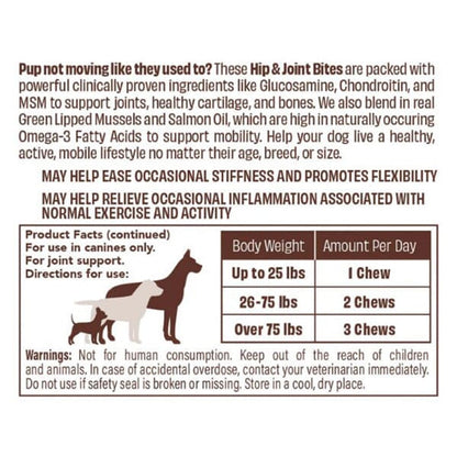 NATURAL DOG COMPANY - Hip & Joint Supplements - 90 Chews in , durable Pet Vitamins & Supplements for dogs