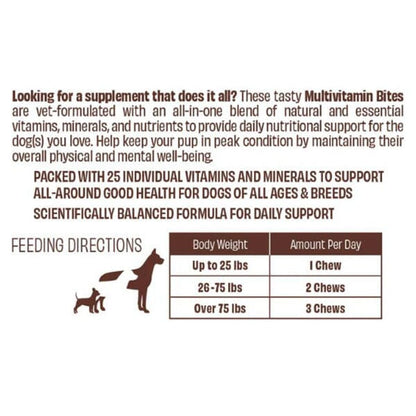 NATURAL DOG COMPANY - Multivitamins Supplements - 90 Chews in , durable Pet Vitamins & Supplements for dogs