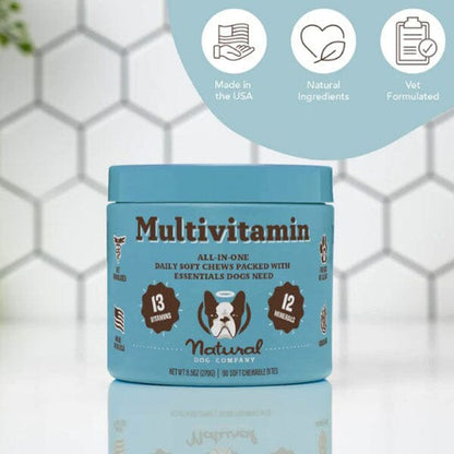 NATURAL DOG COMPANY - Multivitamins Supplements - 90 Chews in , durable Pet Vitamins & Supplements for dogs
