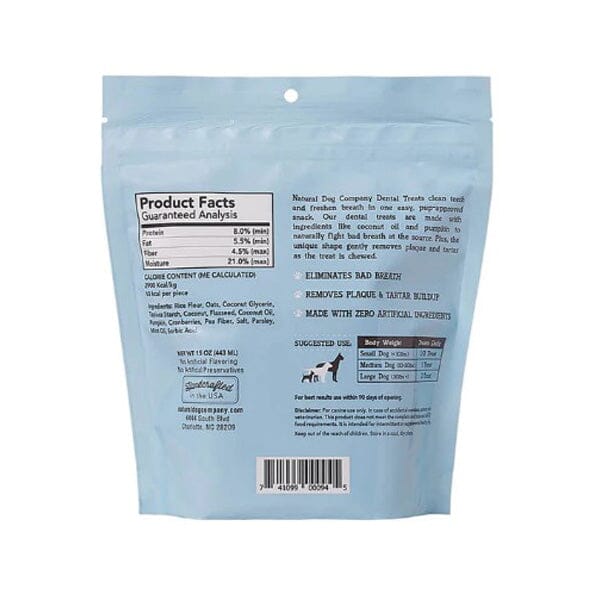 Natural Dog Company - Premium Dental Treats Natural Dog Company 