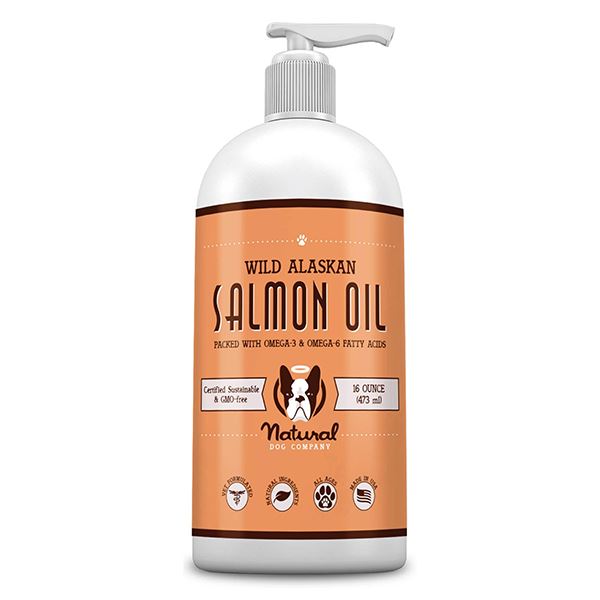 NATURAL DOG COMPANY - Wild Alaskan Salmon Oil - 16oz Health & Wellness Natural Dog Company 