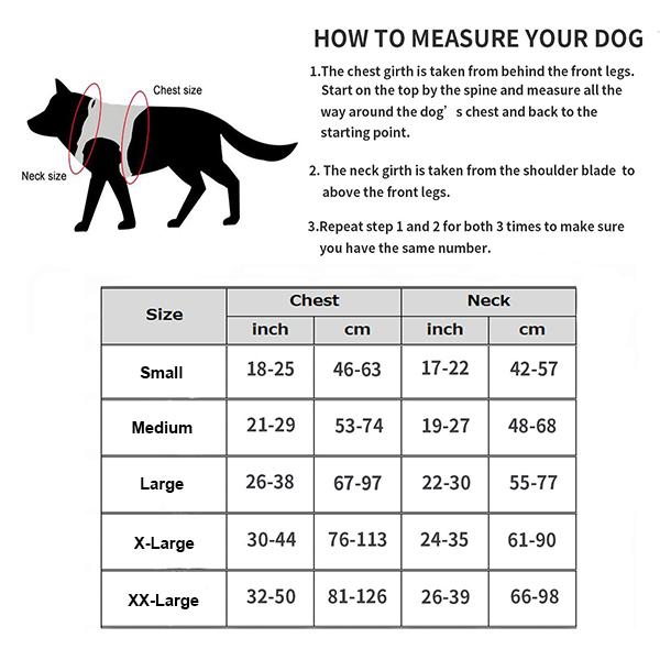 Harness size for german shepherd hotsell