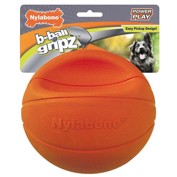 Nylabone Power Play B-Ball Grips Basketball Toys German Shepherd Shop 