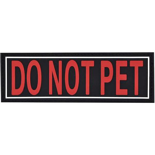 DOGLINE - Pair Of Removable 3D Rubber Dog Harness Patches (3 sizes) in , durable Animals & Pet Supplies for dogs