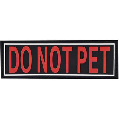 DOGLINE - Pair Of Removable 3D Rubber Dog Harness Patches (3 sizes) in , durable Animals & Pet Supplies for dogs