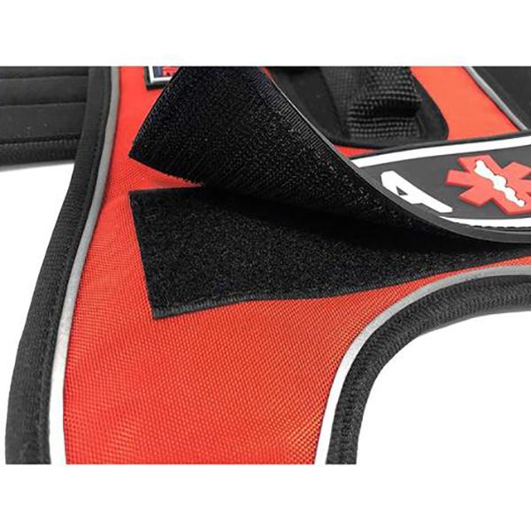DOGLINE - Pair Of Removable 3D Rubber Dog Harness Patches (3 sizes) in , durable Animals & Pet Supplies for dogs