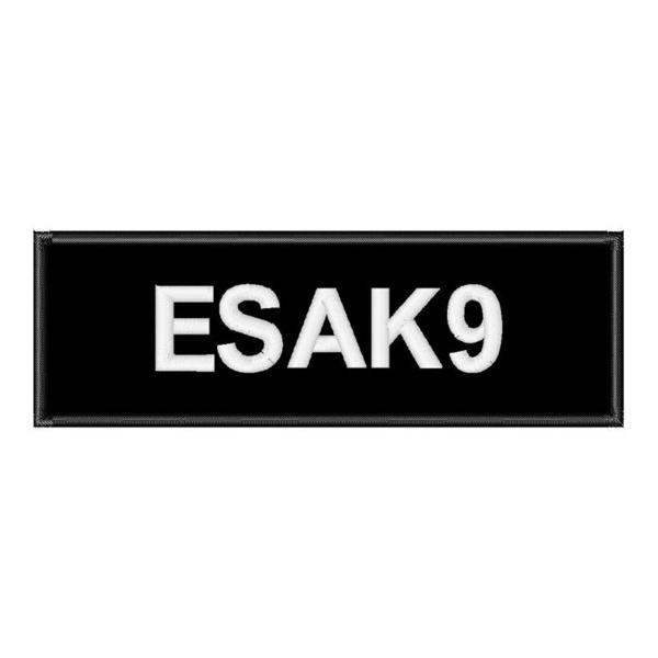GSS - Pair Of Removable Embroidered Dog Harness Patches in ESA K9, durable Dog Supplies for dogs
