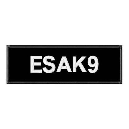 GSS - Pair Of Removable Embroidered Dog Harness Patches in ESA K9, durable Dog Supplies for dogs