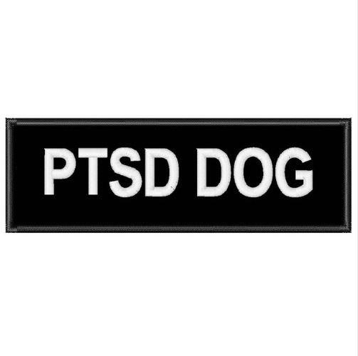 GSS - Pair Of Removable Embroidered Dog Harness Patches in PTSD Dog, durable Dog Supplies for dogs