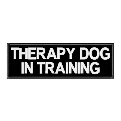 GSS - Pair Of Removable Embroidered Dog Harness Patches in Therapy Dog In Training, durable Dog Supplies for dogs