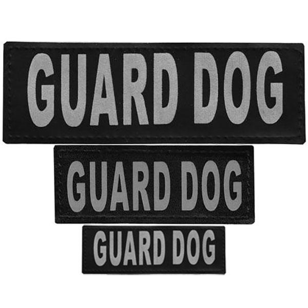 DOGLINE - Pair Of Removable Reflective Dog Harness Patches (3 Sizes) in 1-in x 2.75-in, durable Animals & Pet Supplies for dogs