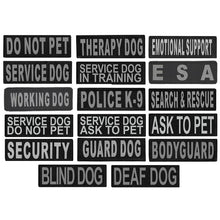 DOGLINE - Pair Of Removable Reflective Dog Harness Patches (3 Sizes) in , durable Animals & Pet Supplies for dogs