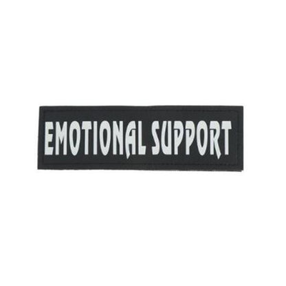 GSS - Pair Of Removable Reflective Dog Harness Patches in Emotional Support, durable Pet Supplies for dogs