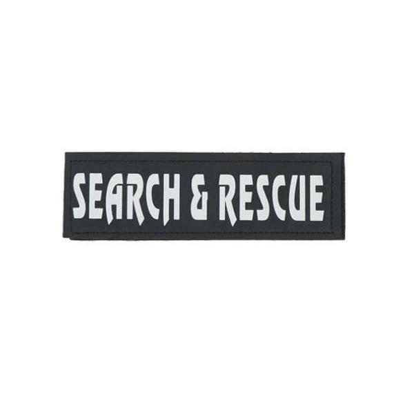 GSS - Pair Of Removable Reflective Dog Harness Patches in Search & Rescue, durable Pet Supplies for dogs