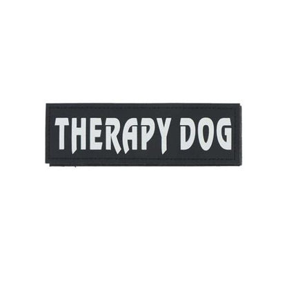GSS - Pair Of Removable Reflective Dog Harness Patches in Therapy Dog, durable Pet Supplies for dogs