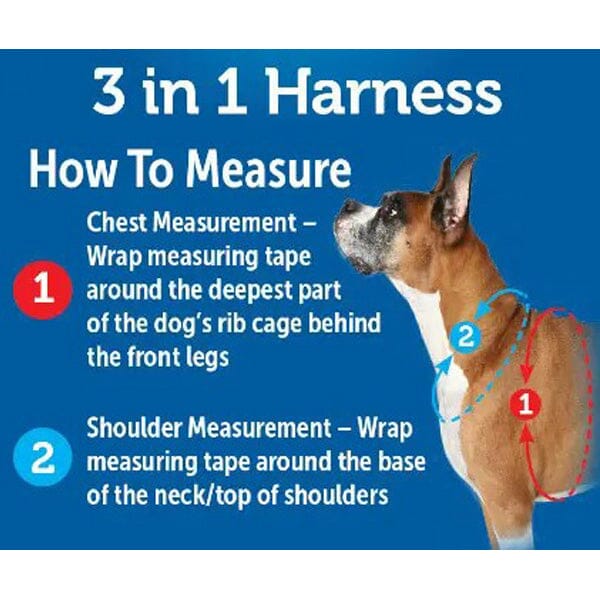 PETSAFE - 3 in 1 Harness in , durable for dogs