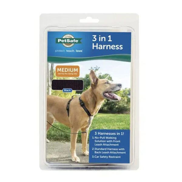 PETSAFE - 3 in 1 Harness Petsafe Medium 