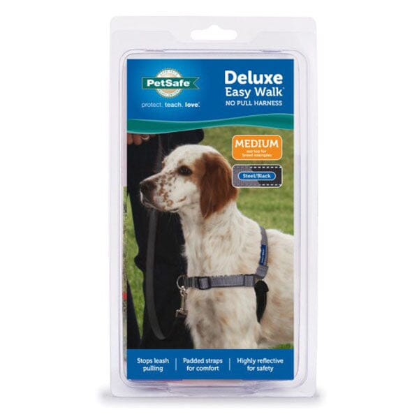 PetSafe Deluxe Easy Walk Harness Medium Steel