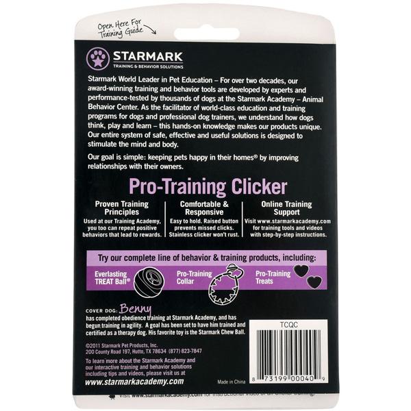 STARMARK - Pro-Training Clicker by StarMark- Training Guide Included. in , durable Pet Training Aids for dogs