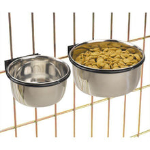 PROSELECT - Heavy-Duty Stainless Steel Bolt-On Coop Cup in 8oz, durable Pet Bowls, Feeders & Waterers for dogs