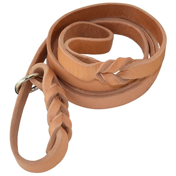 RAY ALLEN - 6ft Harness Leather Slip Leash in 6ft X 3/4, durable Pet Leashes for dogs