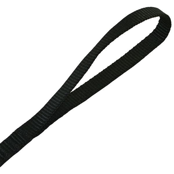RAY ALLEN - 1" Tubular Nylon Tracking Lines - Black in , durable Pet Leashes for dogs