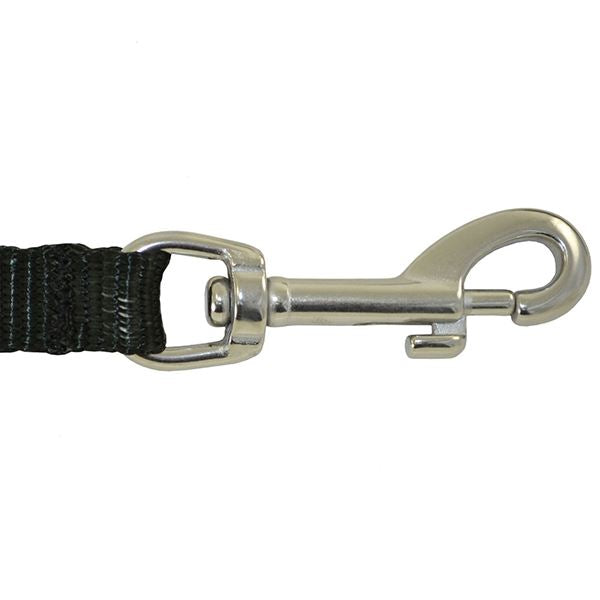 RAY ALLEN - 1" Tubular Nylon Tracking Lines - Black in , durable Pet Leashes for dogs