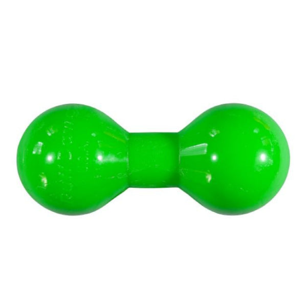 RUFF DAWG - Big Dawg Indestructible Rubber Floating Barbell Chew Toy - Guaranteed For Life Toys Ruff Dawg X-Large (40 Lbs & up) Green 