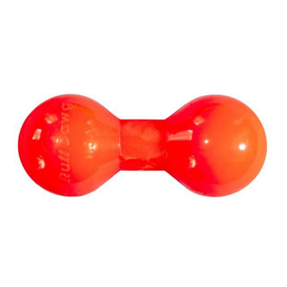 RUFF DAWG - Big Dawg Indestructible Rubber Floating Barbell Chew Toy - Guaranteed For Life in , durable Dog Toys for dogs