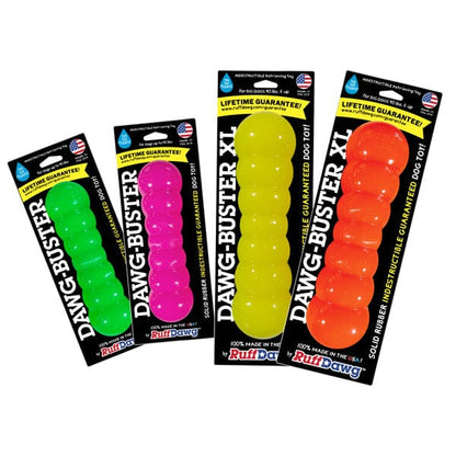 RUFF DAWG - Dawg Buster Indestructible Rubber Floating Retrieving Toy - Guaranteed For Life in , durable for dogs
