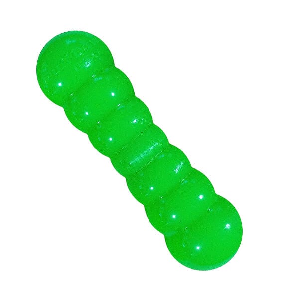 RUFF DAWG - Dawg Buster Indestructible Rubber Floating Retrieving Toy - Guaranteed For Life Ruff Dawg Small (up to 40lbs) Neon Green 