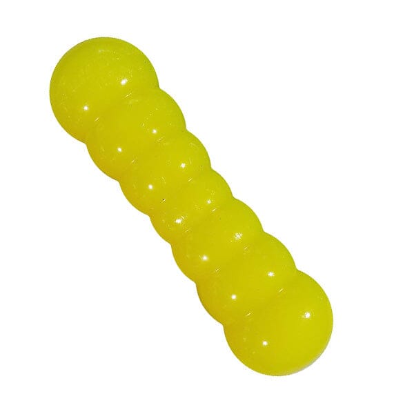 RUFF DAWG - Dawg Buster Indestructible Rubber Floating Retrieving Toy - Guaranteed For Life Ruff Dawg Small (up to 40lbs) Neon Yellow 