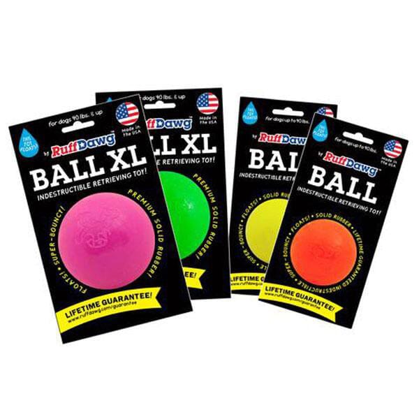RUFF DAWG - Indestructible Rubber Floating Ball - Guaranteed For Life in , durable Dog Toys for dogs