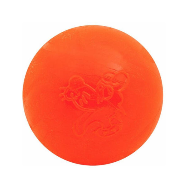 Indestructible dog ball clearance orange