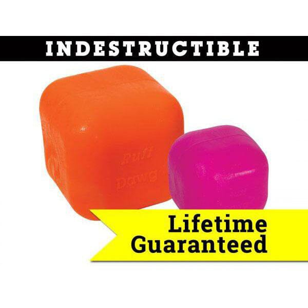 RUFF DAWG - Indestructible Rubber Floating Cube - Guaranteed For Life in , durable Dog Toys for dogs