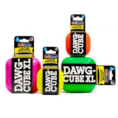 RUFF DAWG - Indestructible Rubber Floating Cube - Guaranteed For Life in , durable Dog Toys for dogs