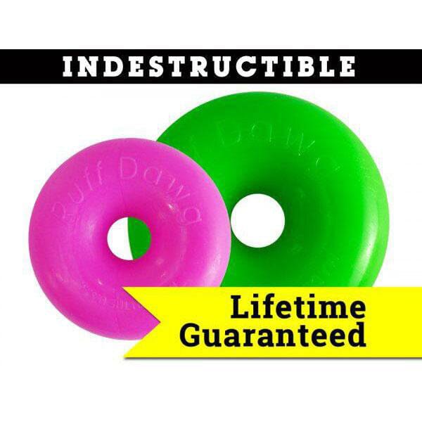RUFF DAWG - Nut Indestructible Rubber Floating Donut Chew Toy - Guaranteed for Life in , durable Dog Toys for dogs