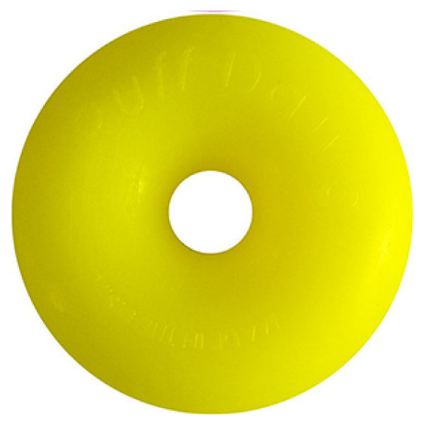 RUFF DAWG - Nut Indestructible Rubber Floating Donut Chew Toy - Guaranteed for Life Toys Ruff Dawg Large (40 Lbs & up) Yellow 