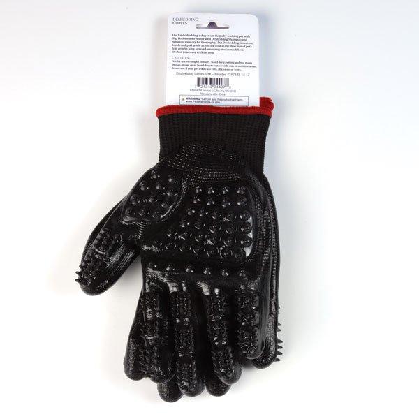 TOP PERFORMANCE - Shed Patrol Deshedding and Grooming Gloves in S/M, durable Pet Grooming Supplies for dogs