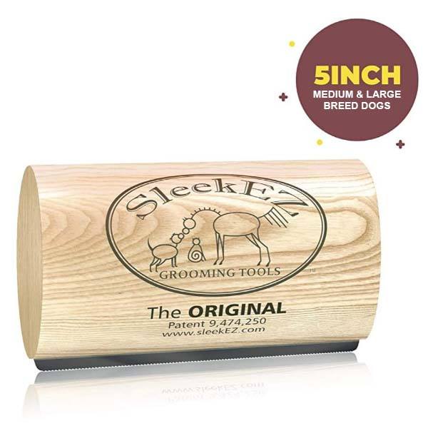 SLEEKEZ - The ORIGINAL by SleekEZ® Grooming Tool in 5 Inch (Medium-Large Dogs), durable Pet Combs & Brushes for dogs